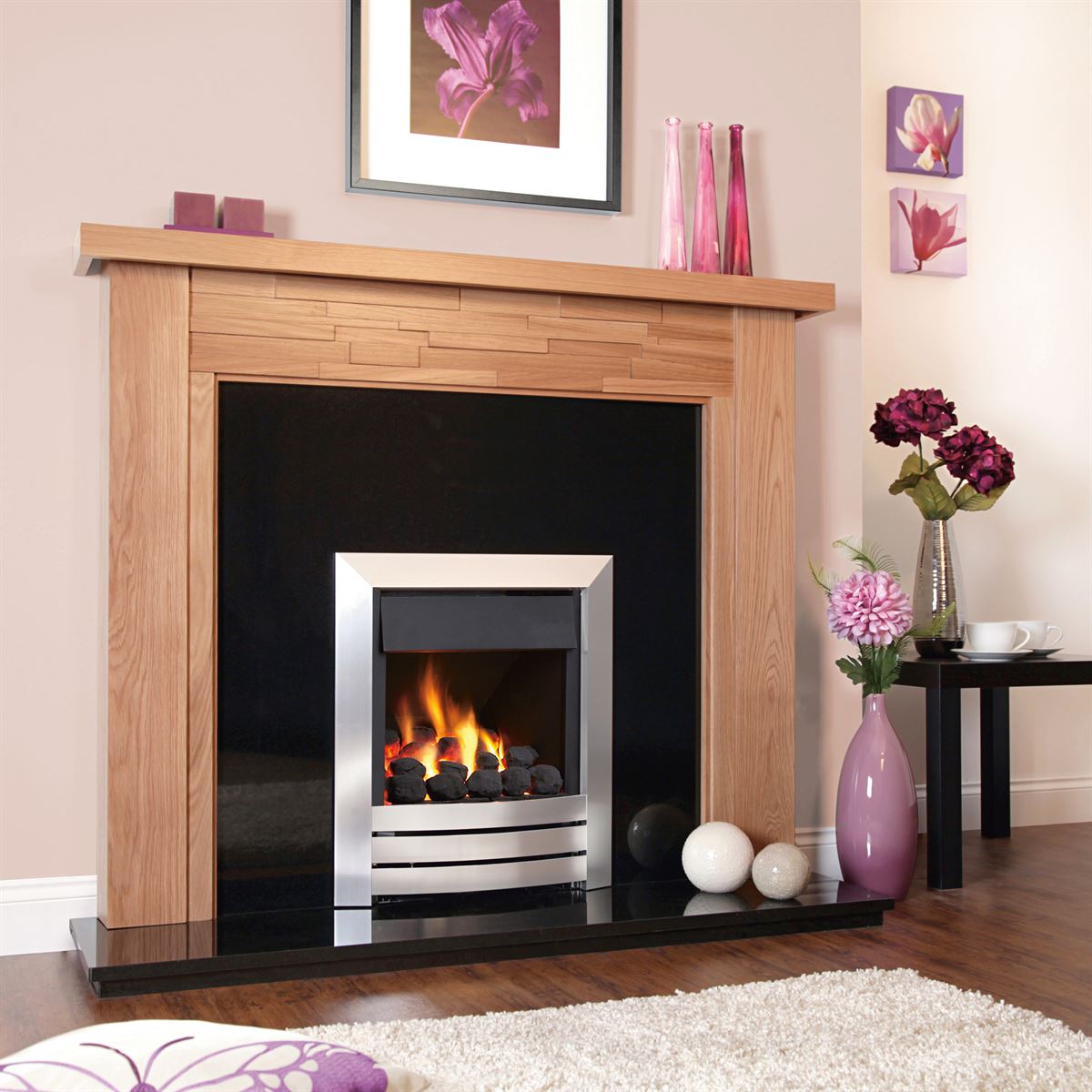 Camber Plus Remote &amp; Manual Control Gas Fire - Conventional Flue