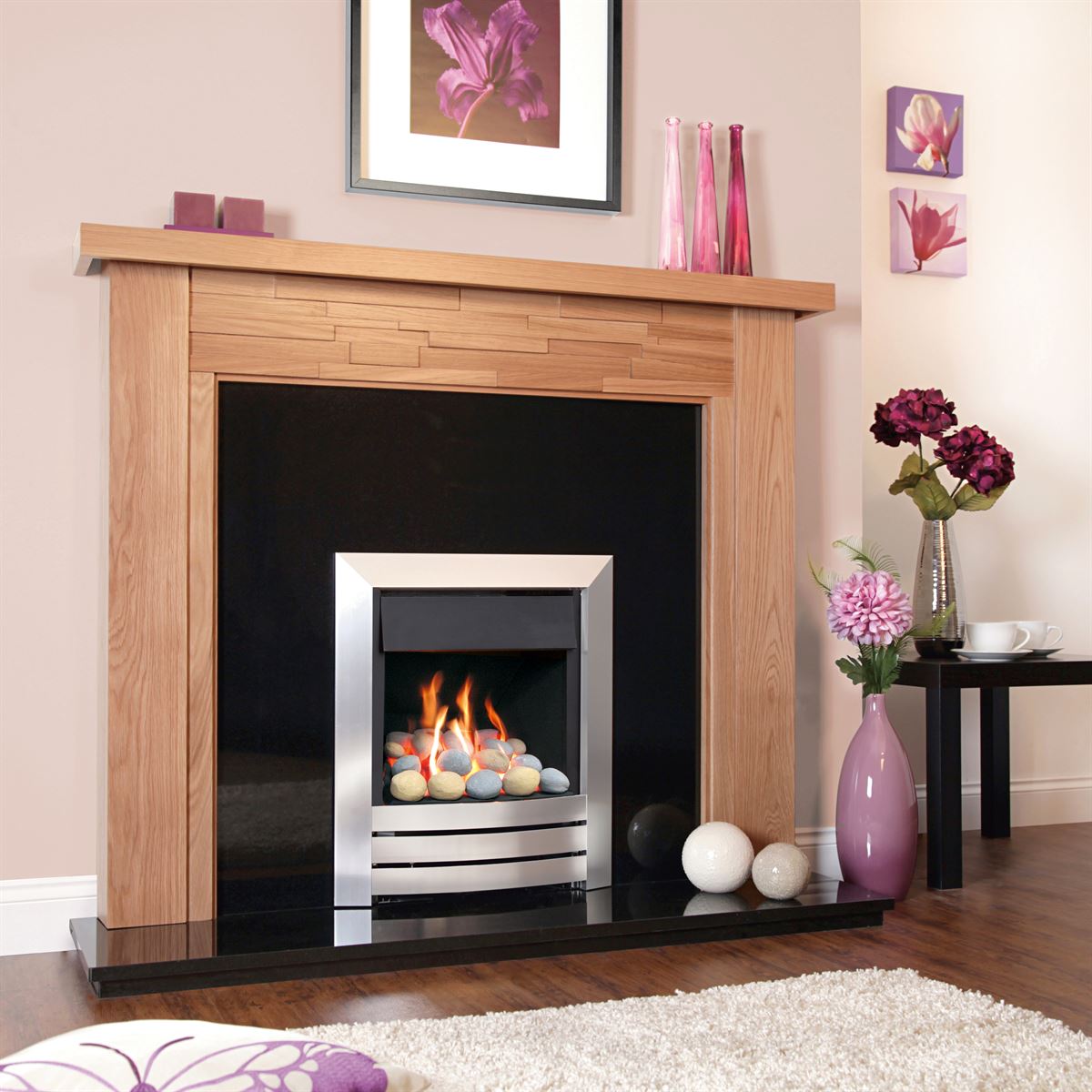 Camber Plus Remote &amp; Manual Control Gas Fire - Conventional Flue