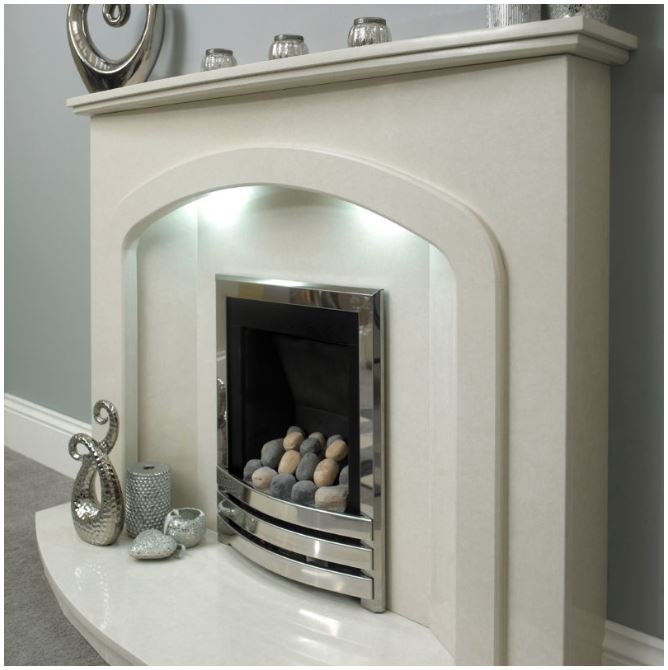 Qasim Glasgow - Marble Fireplace