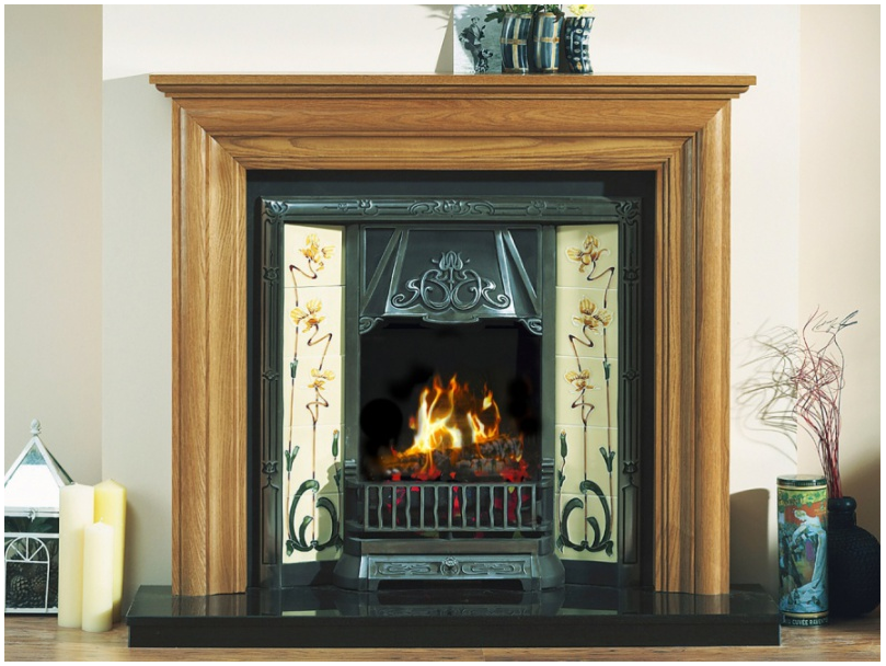 Emily - Solid Oak Fireplace