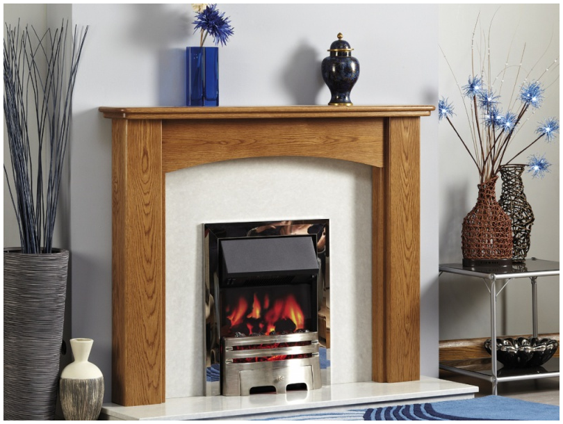 Plymton - Solid Oak Fireplace