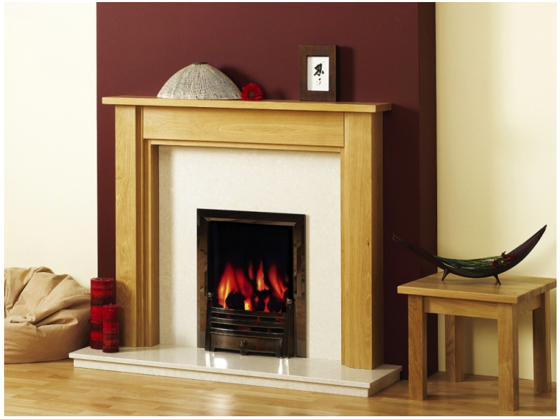 Linden - Solid Oak Fireplace