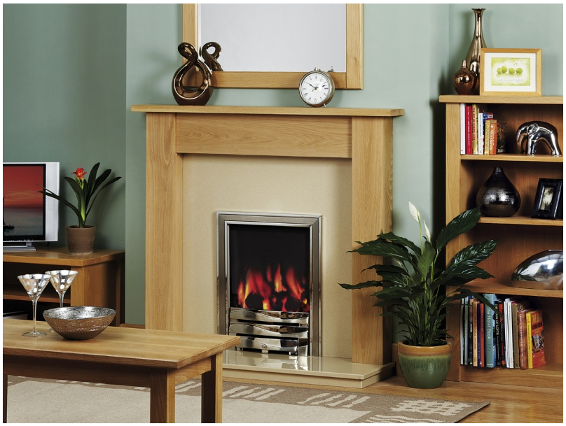 Justine - Solid Oak Fireplace