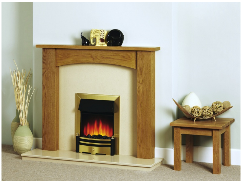 Justine Arch - Solid Oak Fireplace
