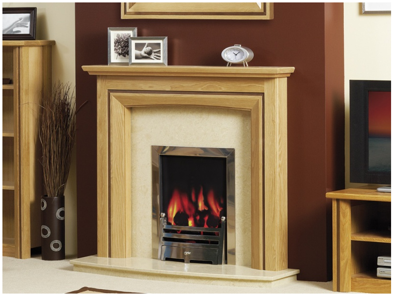 Matlock Petite - Solid Oak Fireplace