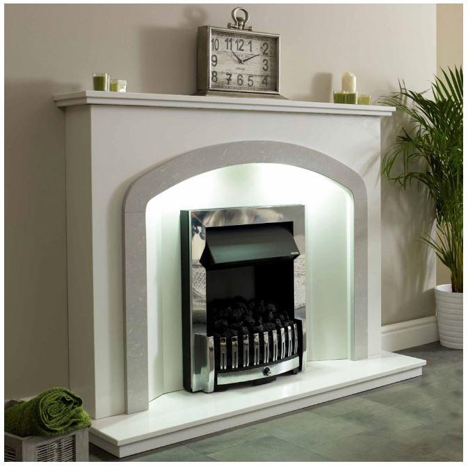 Qasim Monaco - Marble Fireplace