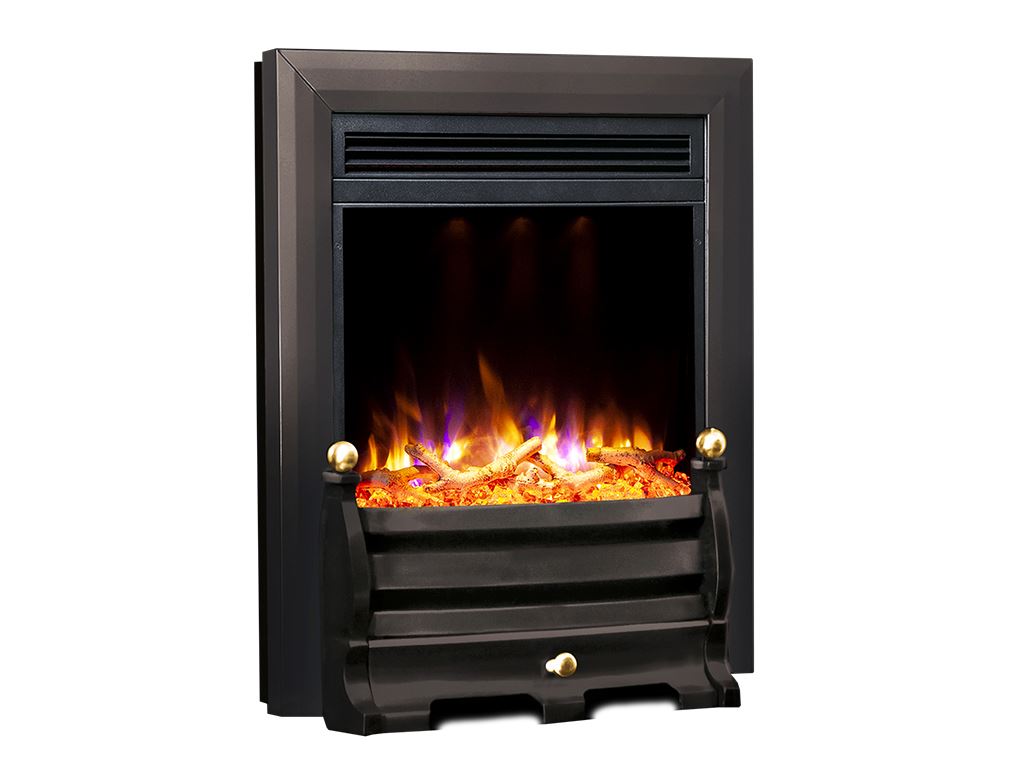 Electriflame XD Daisy Black Electric Fire