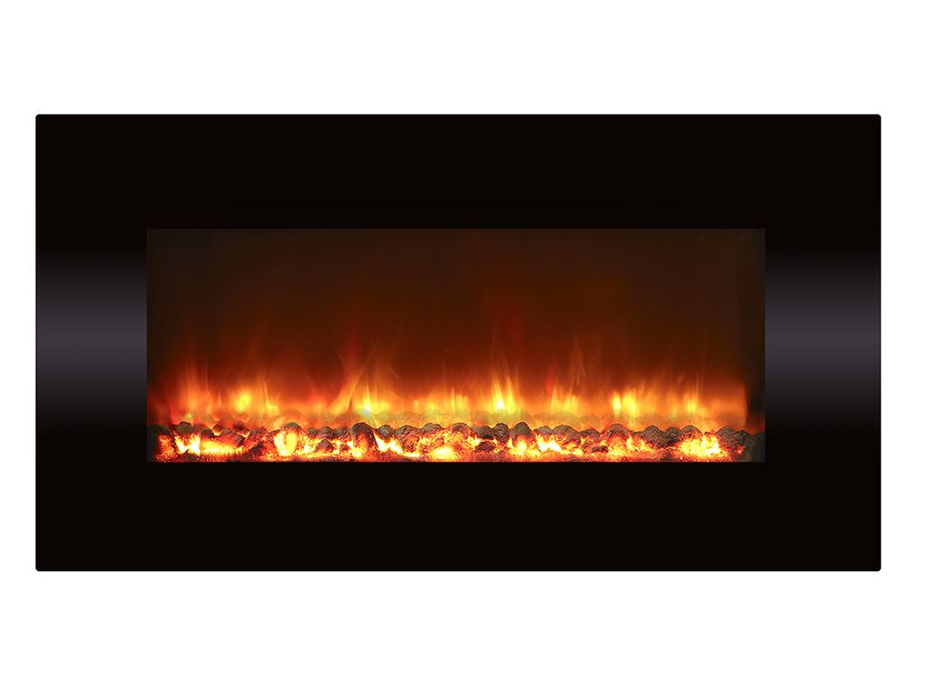 Electriflame XD Black Glass 1100 Wall Mounted Fire