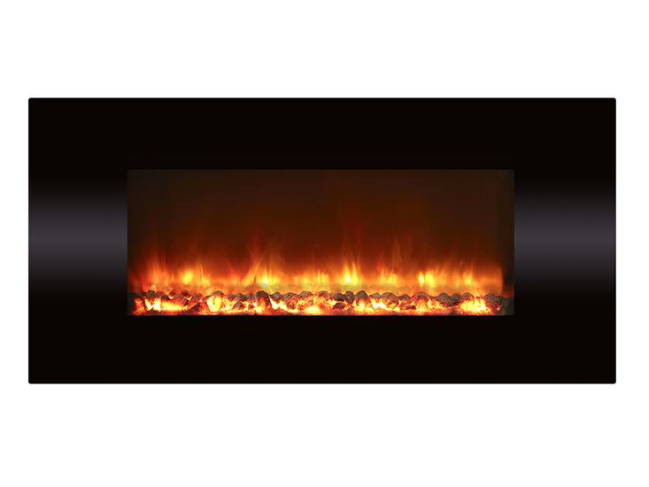 Electriflame XD Black Glass 1300 Wall Mounted Fire