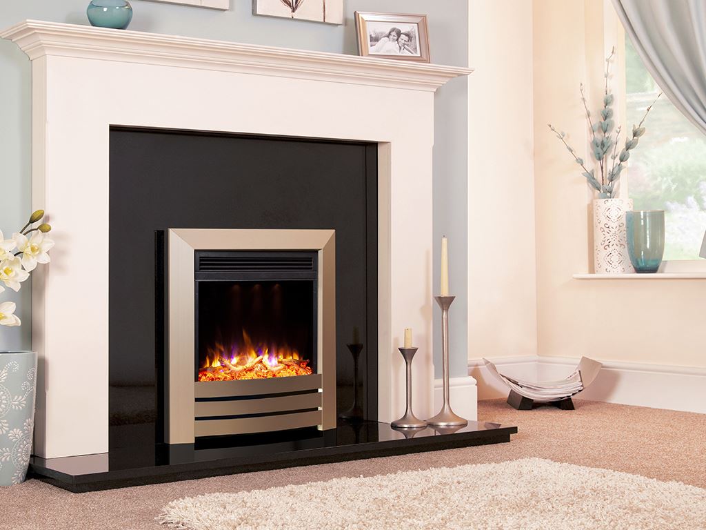 Electriflame XD Camber Satin Champagne Electric Fire