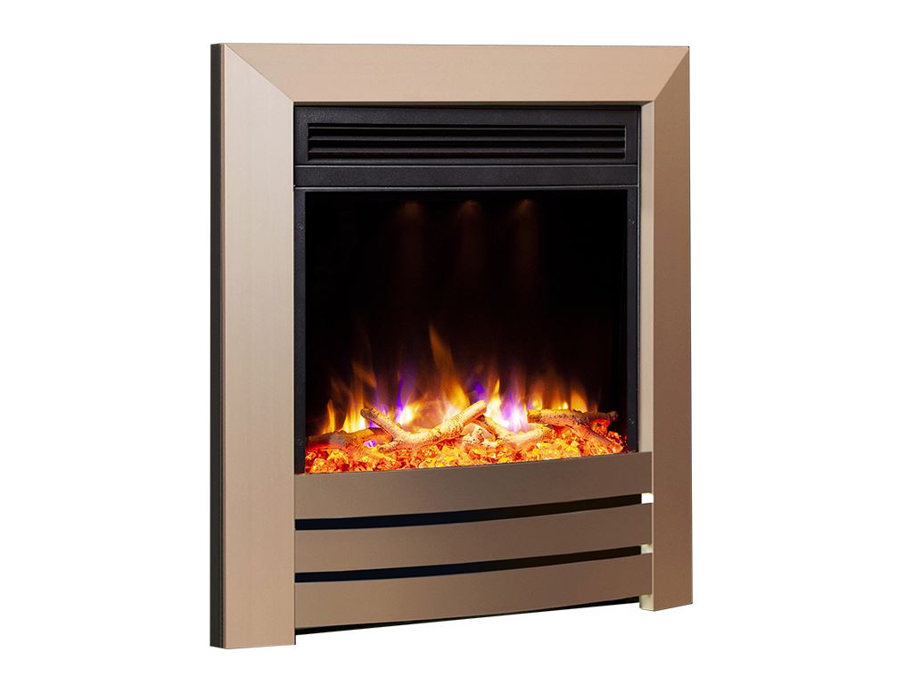 Electriflame XD Camber Satin Champagne Electric Fire