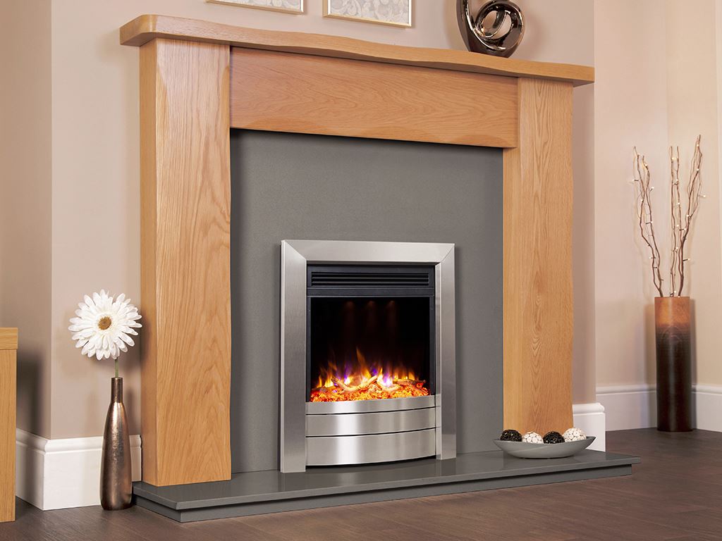Electriflame XD Essence Silver Electric Fire