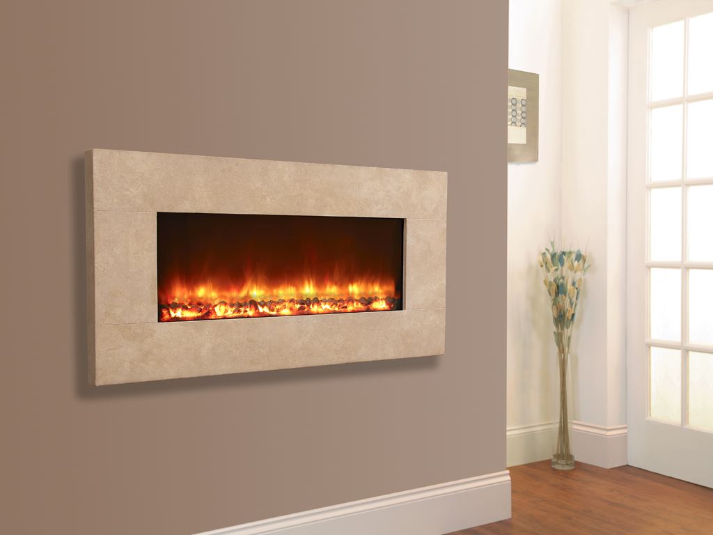 Electriflame XD Travertine 1100 Wall Mounted Fire