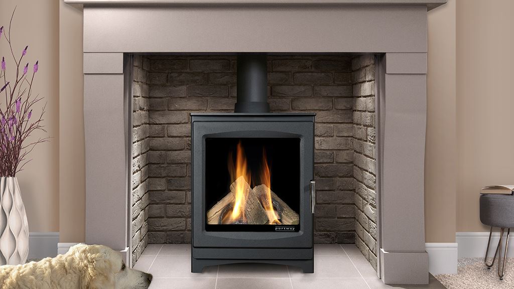 Luxima Gemma Black Enamel - Gas Stove