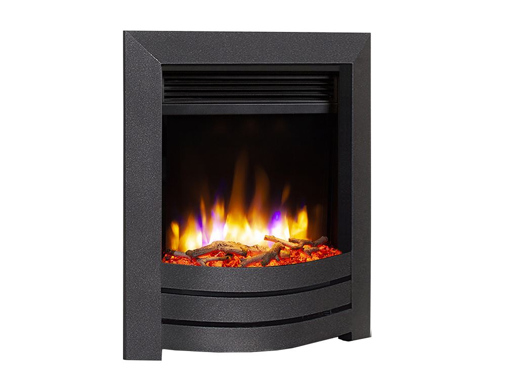 Ultiflame VR Camber Black Textured Electric Fire