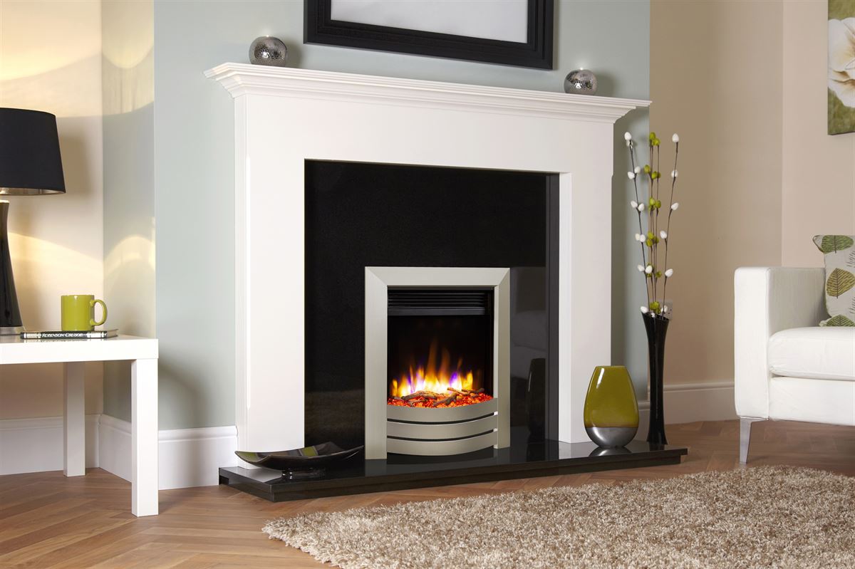 Ultiflame Camber Satin Champagne Electric Fire