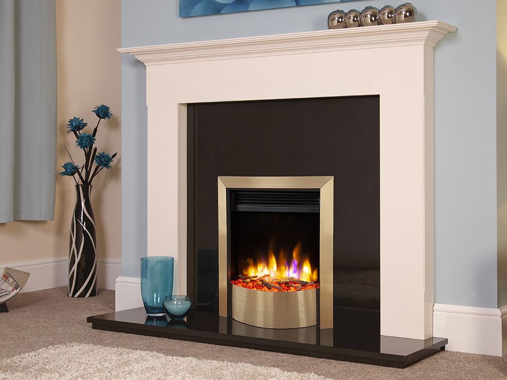 Ultiflame VR Contemporary Champagne Electric Fire