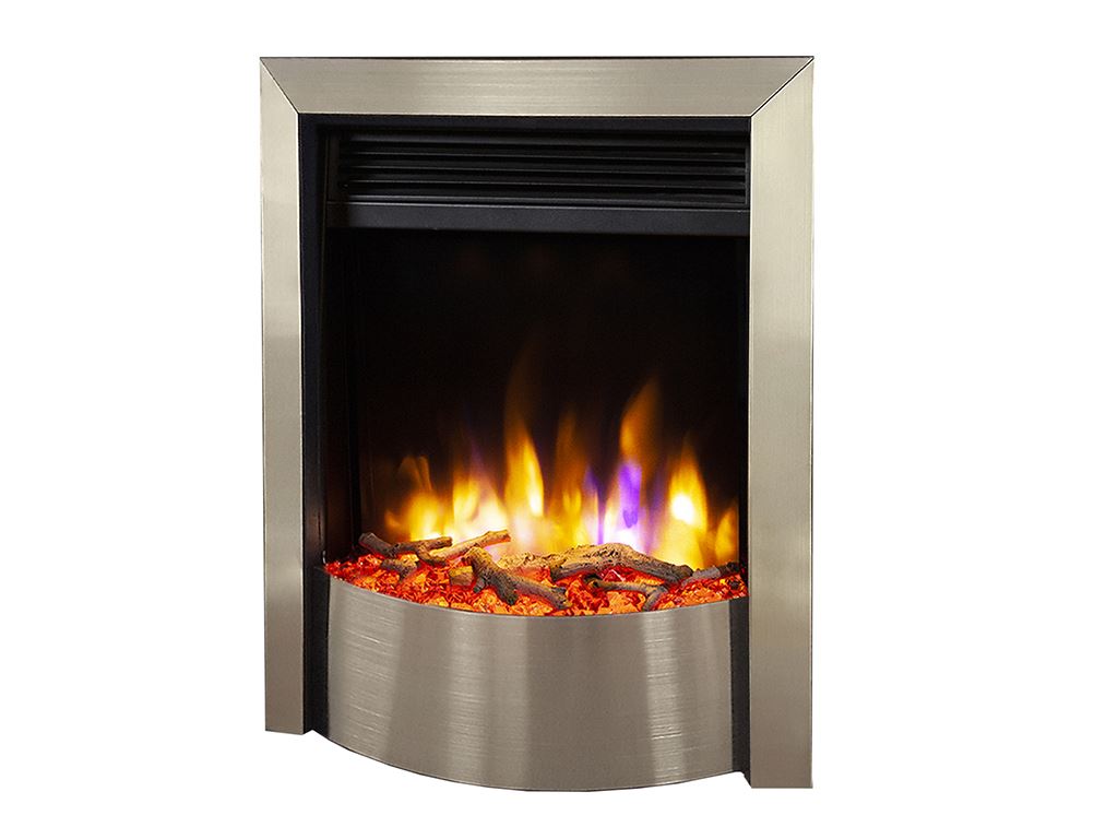 Ultiflame VR Contemporary Silver Electric Fire