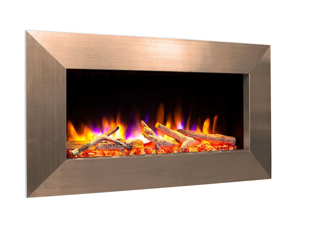 Ultiflame VR Instinct Champagne Wall Mounted Fire